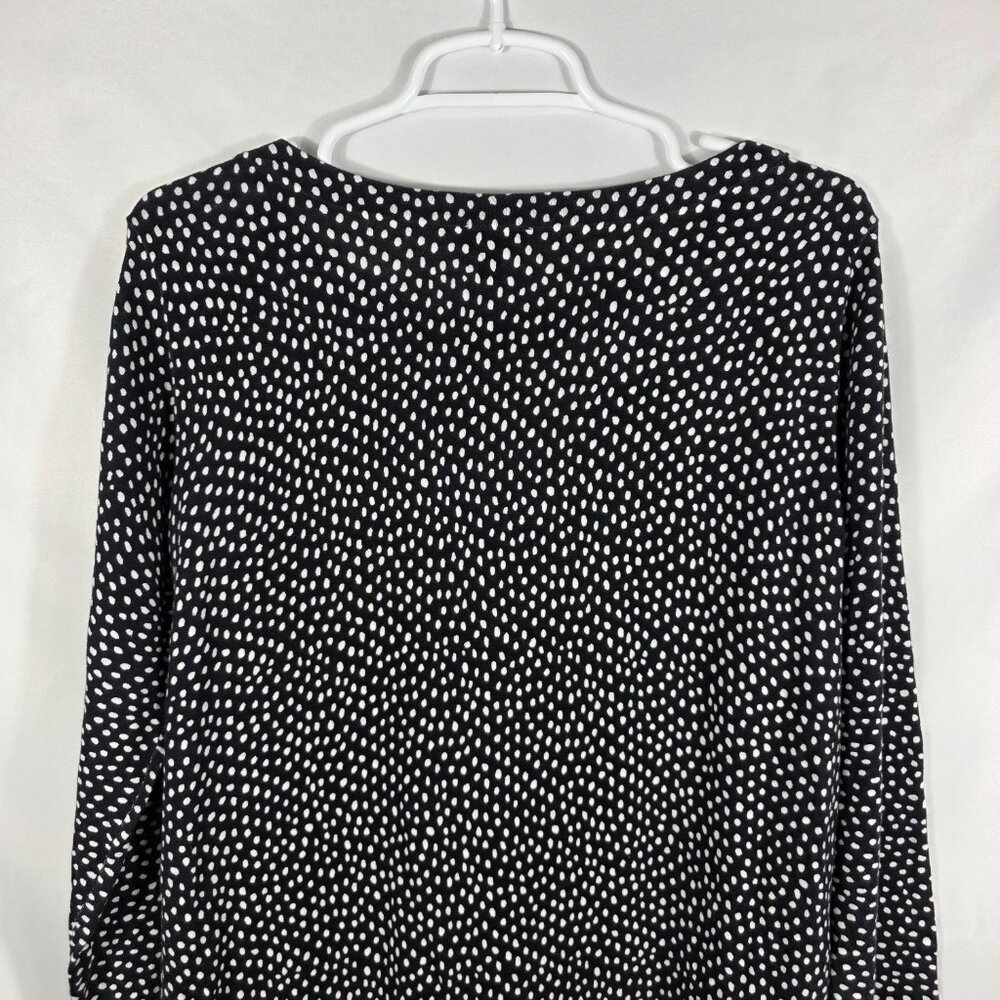Talbots Black & White Dot Patterned Sweater Women… - image 13